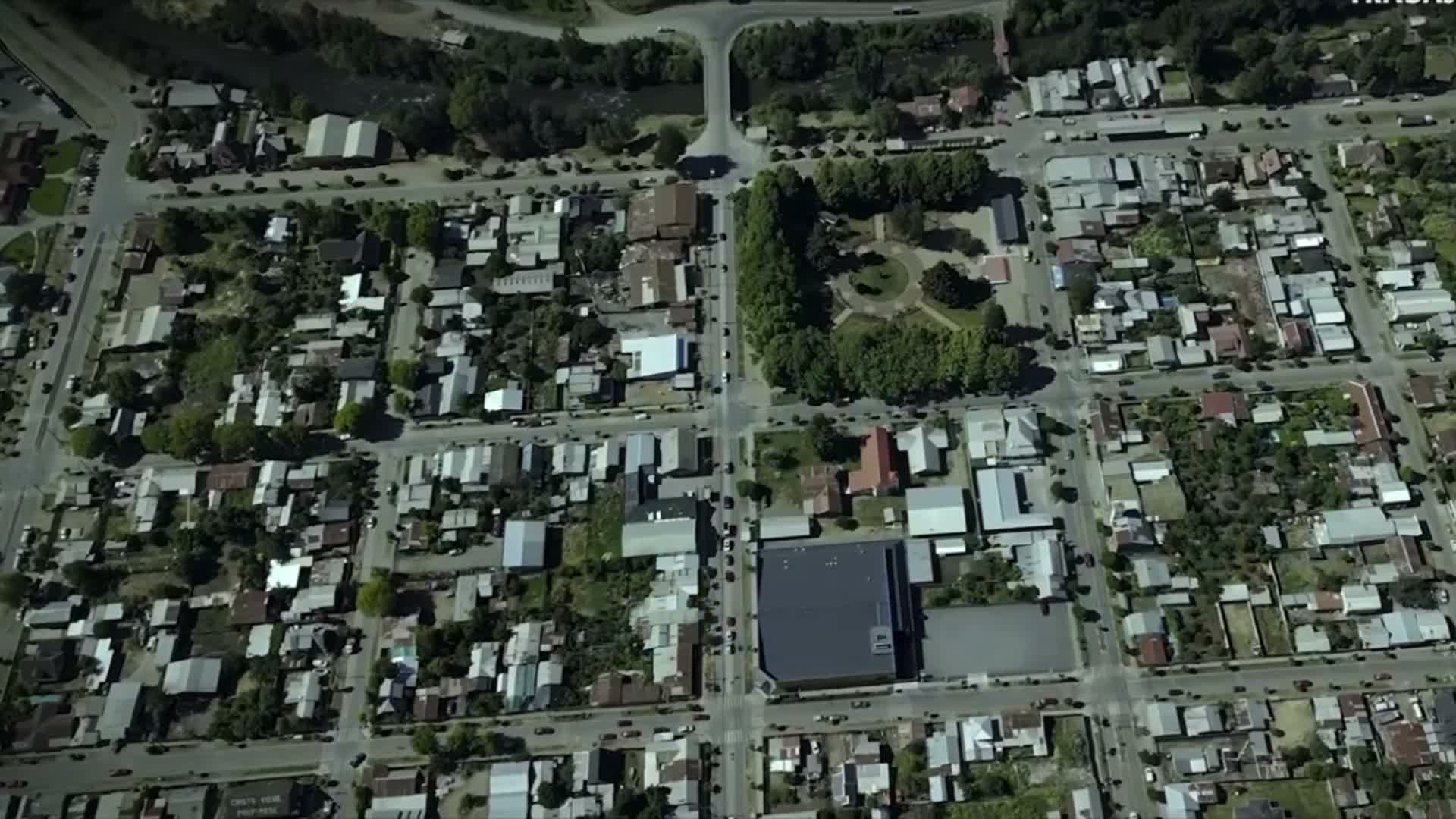 Vista aérea de la comuna de Galvarino, La Araucanía · portal educativo del DAEM